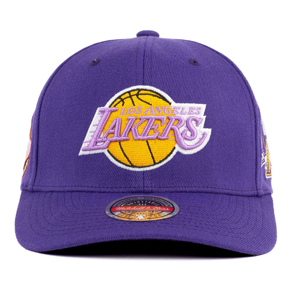 Mitchell & Ness - NBA HOME TOWN CLASSIC RED LOS ANGELES LAKERS CAP ...