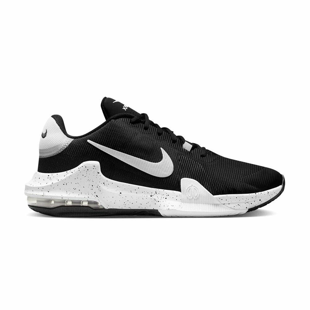 Nike - Nike Air Max Impact 4 Basketball Shoes 'Black/White' - NBA