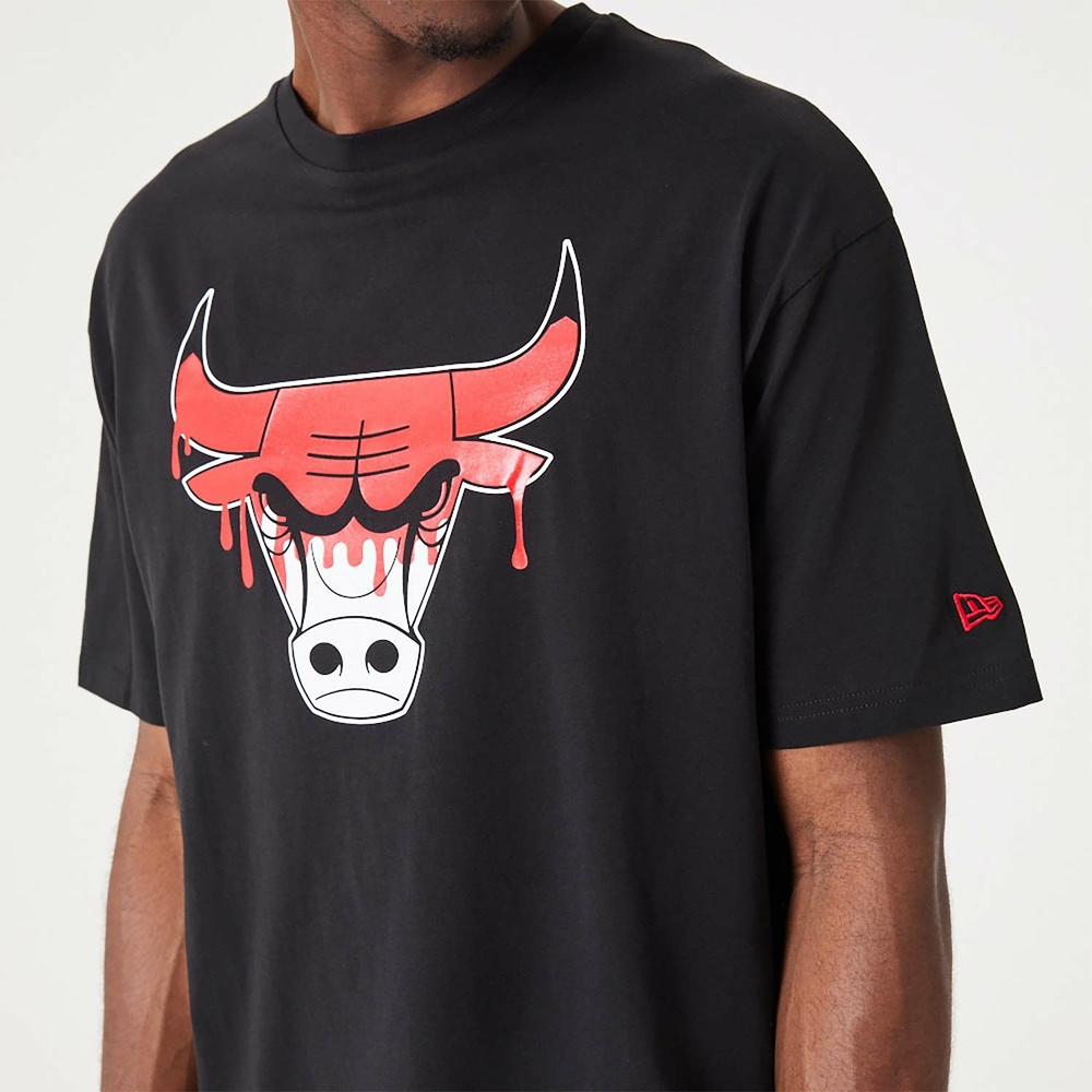 New Era - CHICAGO BULLS NBA DRIP LOGO BULLS T-SHIRT 'BLACK' - NBA