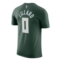 NIKE DAMIAN LILLARD MILWAUKEE BUCKS NBA T-SHIRT 'GREEN'