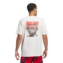 ADIDAS HOOPS GRAPHIC TEE 'WHITE'