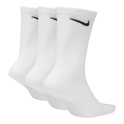 NIKE EVERYDAY LIGHTWEIGHT TRAINING CREW SOCKS (3 PAIRS) 'WHITE'