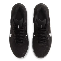 NIKE MEN'S PRECISION 8 MID BASKETBALL SHOES - 'BLACK/WHITE'