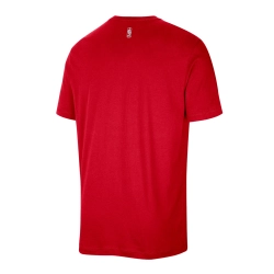 NIKE MENS NBA CHICAGO BULLS COURTSIDE SHORT SLEEVE T-SHIRT RED