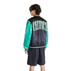 NEW ERA NBA BOSTON CELTICS SATIN BOMBER JACKET 'BLACK'