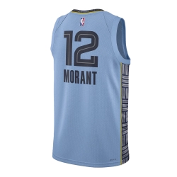 JORDAN JA MORANT MEMPHIS GRIZZLIES STATEMENT EDITION DRI-FIT NBA SWINGMAN JERSEY 'LIGHT BLUE'