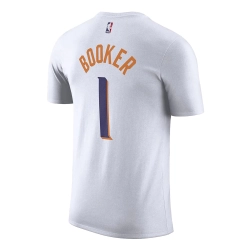 NIKE DEVIN BOOKER PHOENIX SUNS T-SHIRT 'WHITE'