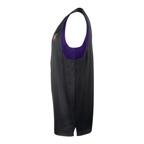 NIKE LOS ANGELES LAKERS COURTSIDE NBA MESH REVERSIBLE PRACTICE JERSEY 'PURPLE'