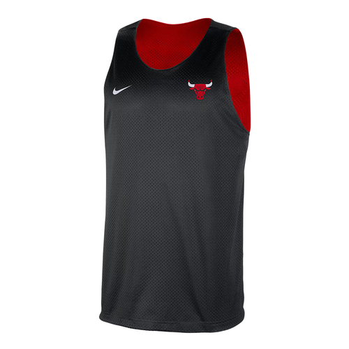 NIKE CHICAGO BULLS COURTSIDE NBA MESH REVERSIBLE PRACTICE JERSEY 'RED'