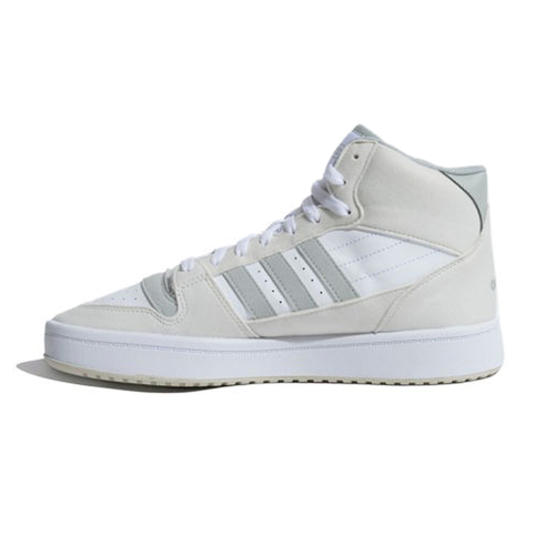 ADIDAS MENS BREAK START MID SNEAKERS 'WHITE/GREY'