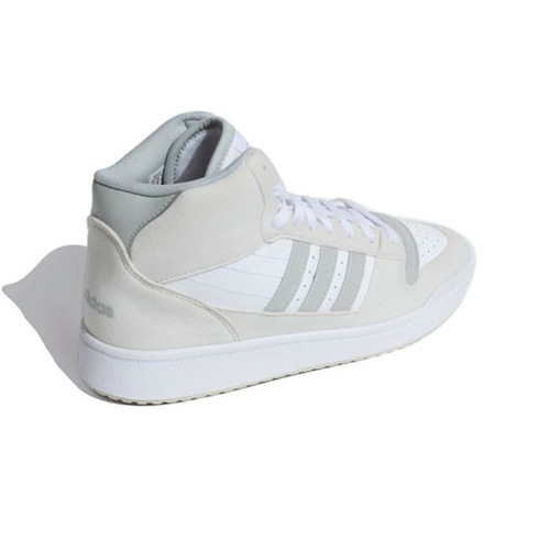 ADIDAS MENS BREAK START MID SNEAKERS 'WHITE/GREY'