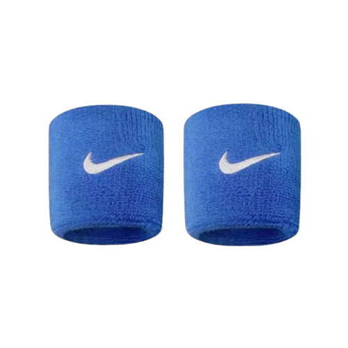 NIKE SWOOSH WRISTBANDS (1 PAIR) 'ROYAL BLUE/WHITE'