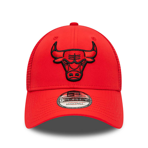 CHICAGO BULLS NBA HOME FIELD 9FORTY TRUCKER CAP 'RED'