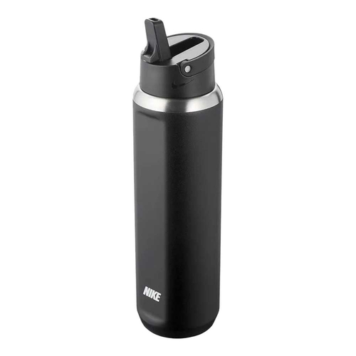 NIKE SS RECHARGE STRAW BOTTLE 710 ML 'BLACK/WHITE'