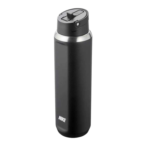 NIKE SS RECHARGE STRAW BOTTLE 710 ML 'BLACK/WHITE'