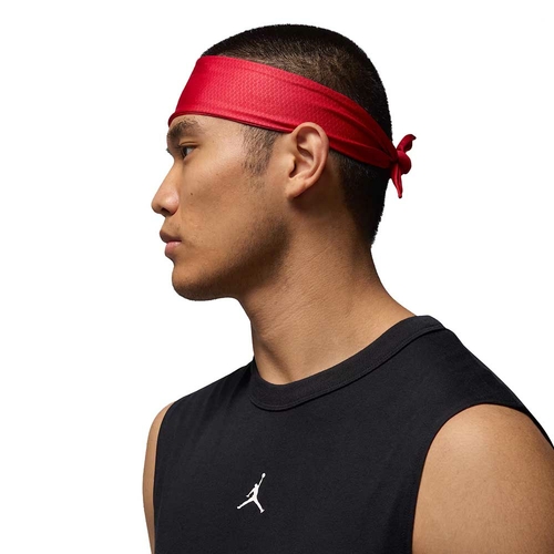 JORDAN DRI-FIT PERFORMANCE SPORT ADJ HEADBAND 'GYM RED/BLACK'