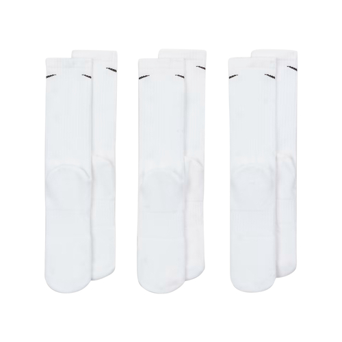 NIKE EVERYDAY CUSHIONED TRAINING CREW SOCKS (3 PAIRS) 'WHITE'