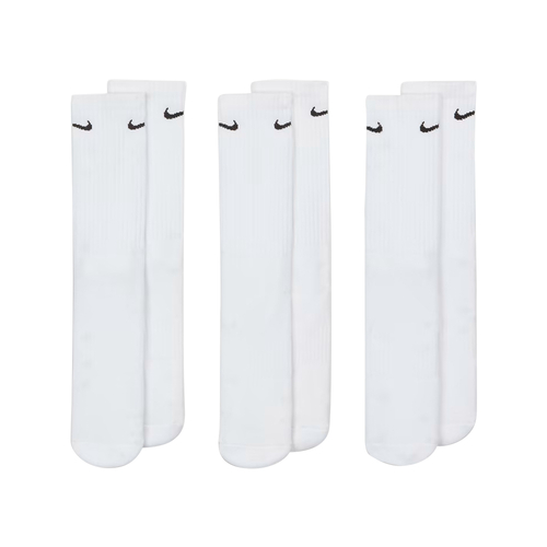 NIKE EVERYDAY CUSHIONED TRAINING CREW SOCKS (3 PAIRS) 'WHITE'