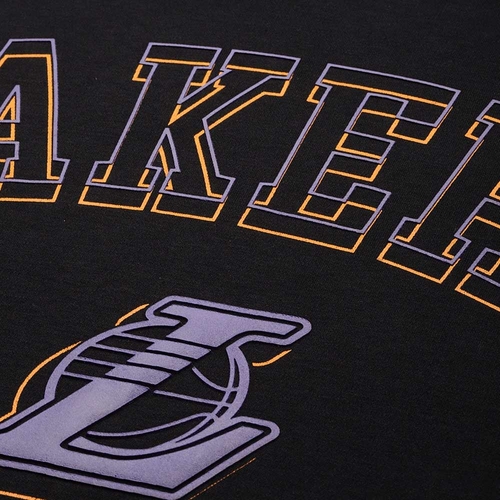 NBA LOS ANGELES LAKERS MIDNIGHT BLACK OVERSIZED T-SHIRT 'BLACK'