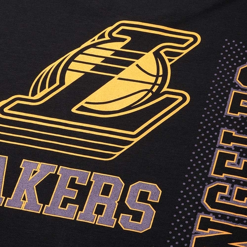 NBA LOS ANGELES LAKERS MIDNIGHT BLACK OVERSIZED T-SHIRT 'BLACK'