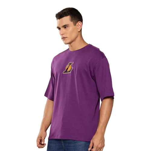 NBA LOS ANGELES LAKERS GRAPHIC OVERSIZED T-SHIRT 'PURPLE'