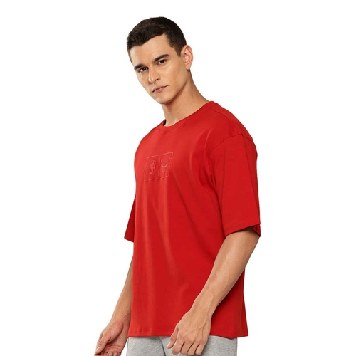 NBA CHICAGO BULLS CITY OVERSIZED T-SHIRT 'RED'
