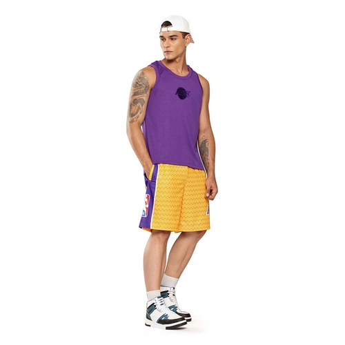 NBA LOS ANGELES LAKERS GAME DAY SHORTS 'YELLOW'