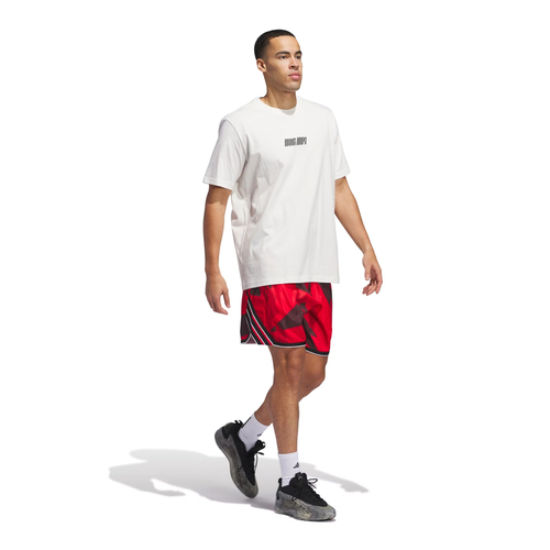 ADIDAS HOOPS GRAPHIC TEE 'WHITE'