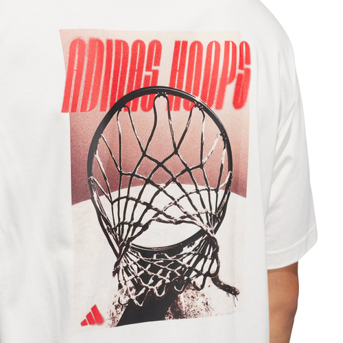 ADIDAS HOOPS GRAPHIC TEE 'WHITE'