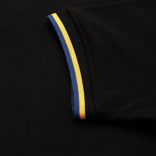 NBA GOLDEN STATE WARRIORS: CLASSIC POLO T-SHIRT 'BLACK'
