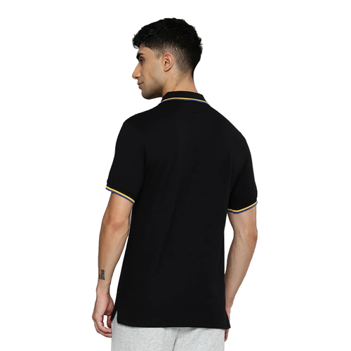 NBA GOLDEN STATE WARRIORS: CLASSIC POLO T-SHIRT 'BLACK'