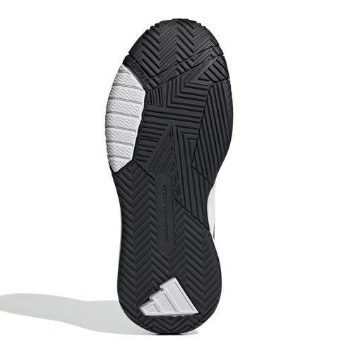ADIDAS MEN'S OWN THE GAME 3.0 BASKETBALL SHOES 'CLOUD WHITE / CORE BLACK'