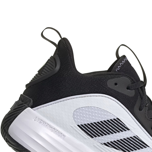 ADIDAS MEN'S OWN THE GAME 3.0 BASKETBALL SHOES 'CLOUD WHITE / CORE BLACK'
