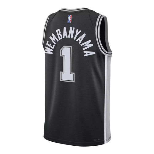 Nike Men's Dri-FIT San Antonio Spurs Icon Edition NBA Swingman Jersey - Black
