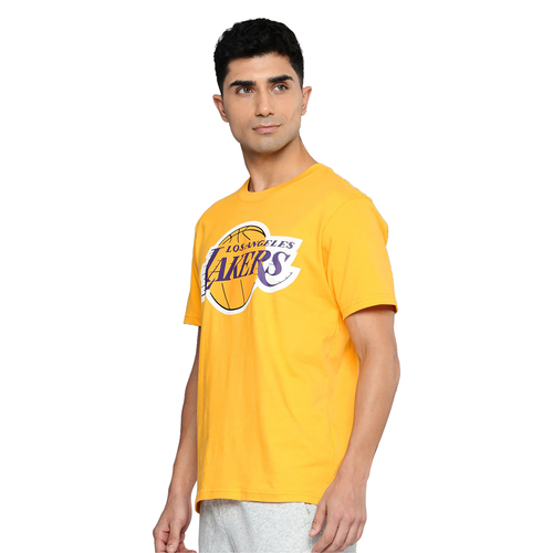 NBA: LOS ANGELES LAKERS CLASSIC CREST T-SHIRT-YELLOW