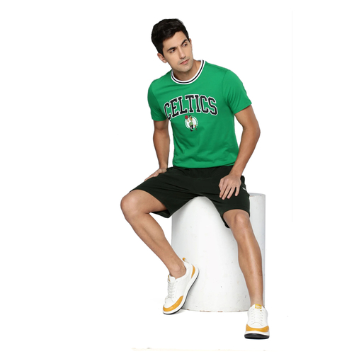 NBA: BOSTON CELTICS CORE TYPOGRAPHY T SHIRT - GREEN