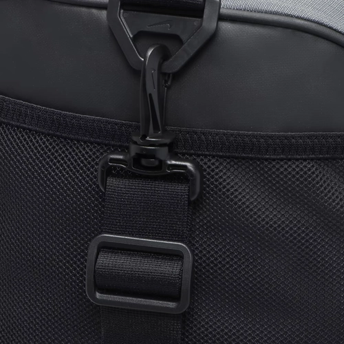 NIKE BRASILIA 9.5 TRAINING DUFFEL BAG (MEDIUM, 60L) 'IRON GREY/BLACK/WHITE'