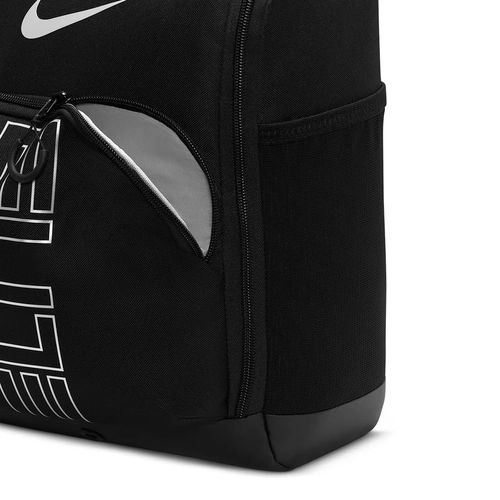 NIKE VARSITY ELITE BASKETBALL SHOE BAG (14L) 'BLACK/METALLIC SILVER'