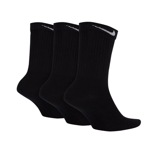 NIKE PERFORMANCE LIGHTWEIGHT TRAINING CREW SOCKS (3 PAIRS) 'BLACK/WHITE'