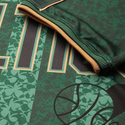 NBA: BOSTON CELTICS VINTAGE OVERSIZED POLO T-SHIRT 'GREEN'