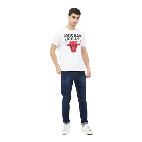 CHICAGO BULLS CLASSIC CREST T-SHIRT 'WHITE'