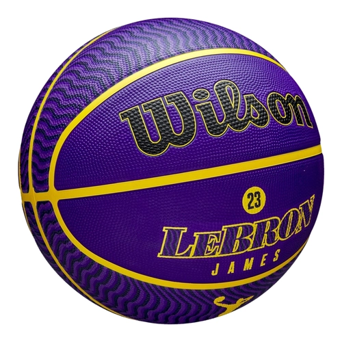 WILSON NBA PLAYER ICON OUTDOOR BASKETBALL LEBRON JAMES 'PURPLE'