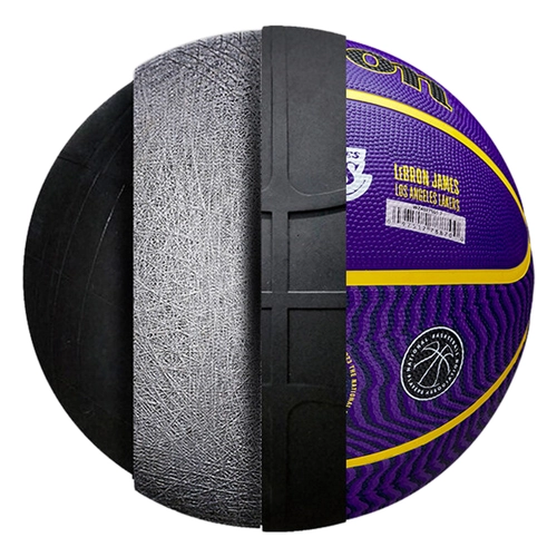 WILSON NBA PLAYER ICON OUTDOOR BASKETBALL LEBRON JAMES 'PURPLE'