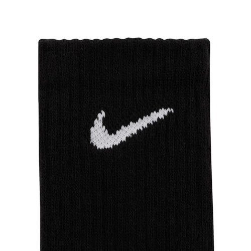 NIKE EVERYDAY LIGHTWEIGHT TRAINING CREW SOCKS (3 PAIRS) 'BLACK'