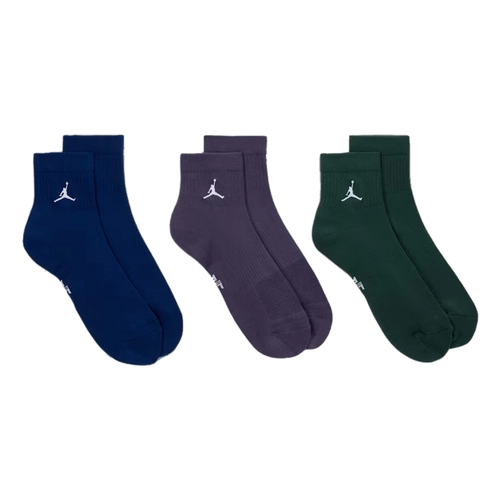 JORDAN EVERYDAY ANKLE SOCKS (3 PAIRS) 'MULTI-COLOUR'