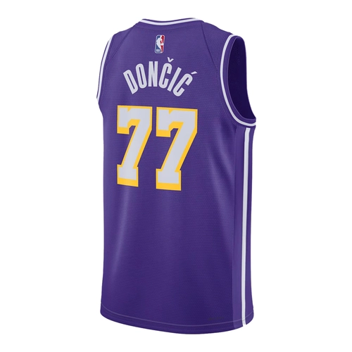 NIKE LOS ANGELES LAKERS LUKA DONCIC DRI-FIT NBA 2025/26 STATEMENT EDITION SWINGMAN JERSEY 'PURPLE'