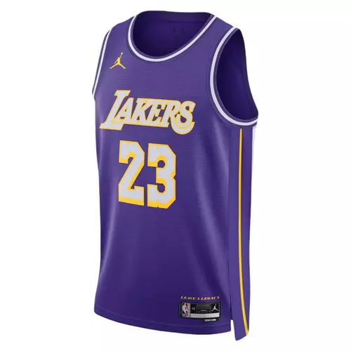 NIKE LOS ANGELES LAKERS LEBRON JAMES DRI-FIT NBA 2025/26 STATEMENT EDITION SWINGMAN JERSEY 'PURPLE'