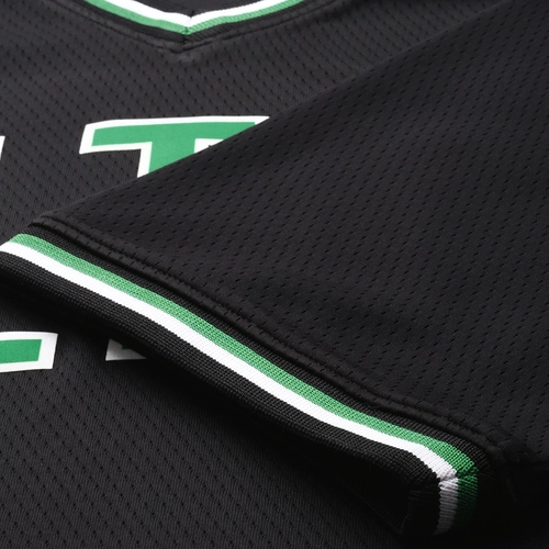 NBA BOSTON CELTICS V-NECK OVERSIZED JERSEY 'BLACK'