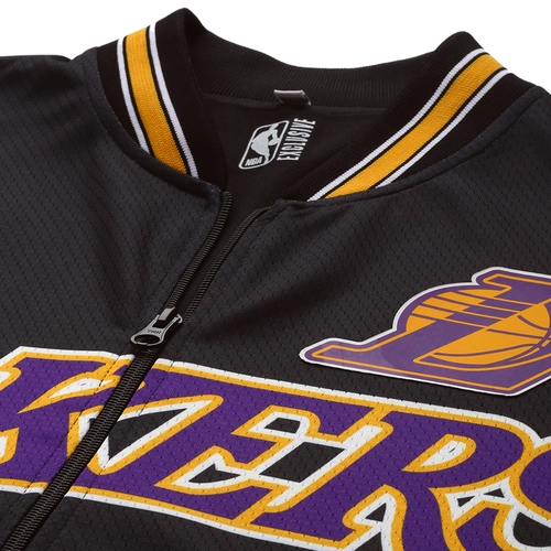 NBA LOS ANGELES LAKERS LIGHTWEIGHT JACKET 'BLACK/PURPLE'