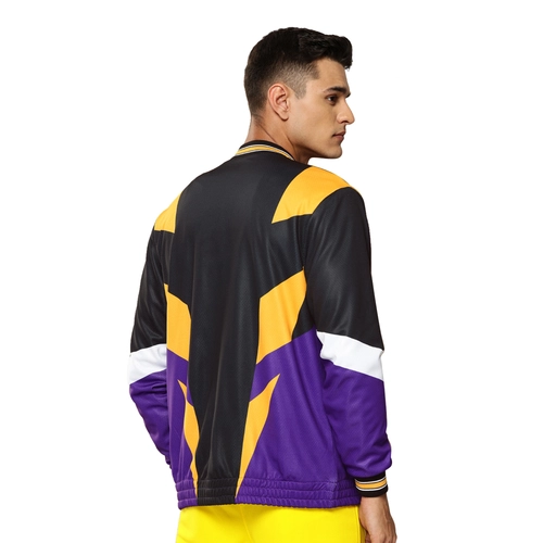 NBA LOS ANGELES LAKERS LIGHTWEIGHT JACKET 'BLACK/PURPLE'